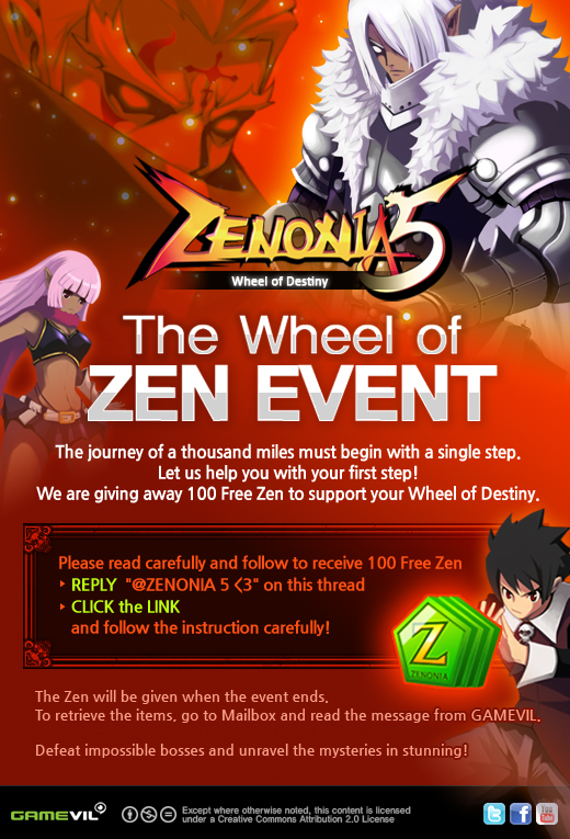 zenonia 3 free zen